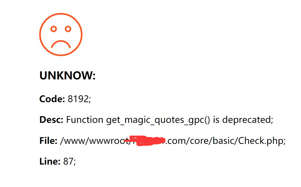 安装pbootcms 报错 Desc: Function get_magic_quotes_gpc is deprecated; 解决方案(图1) 安装pbootcms 报错 Desc: Function get_magic_quotes_gpc is deprecated; 解决方案(图1)