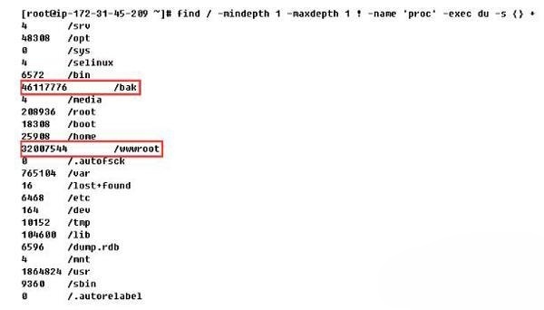 linux下du和df命令已使用空间结果不一致的原因及处理办法(图2) linux下du和df命令已使用空间结果不一致的原因及处理办法(图2)