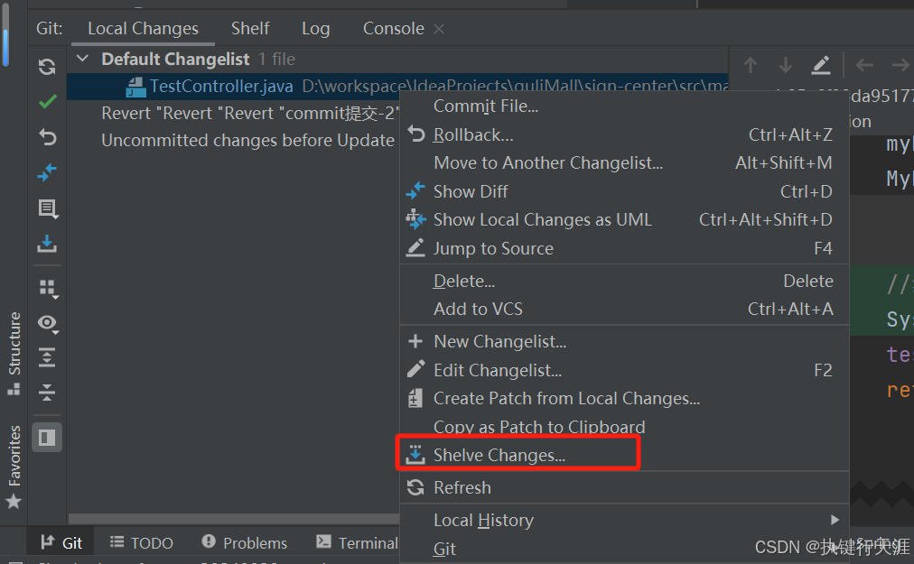 idea中实用的git操作问题小结(撤回commit,撤回push、暂存区使用)(图22) idea中实用的git操作问题小结(撤回commit,撤回push、暂存区使用)(图22)
