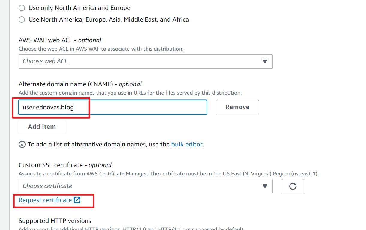 亚马逊 AWS Cloudfront CDN 使用教程(图6) 亚马逊 AWS Cloudfront CDN 使用教程(图6)