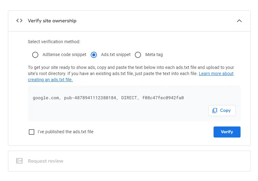 个人网站接入谷歌广告Google Ads的一点心得(图4) 个人网站接入谷歌广告Google Ads的一点心得(图4)