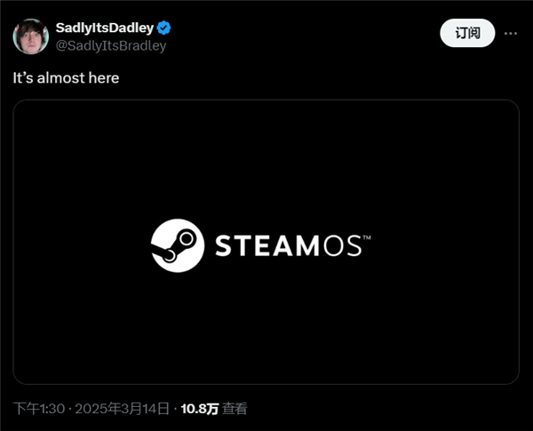 Windows之外新选择!曝SteamOS将完成PC适配(图1) Windows之外新选择!曝SteamOS将完成PC适配