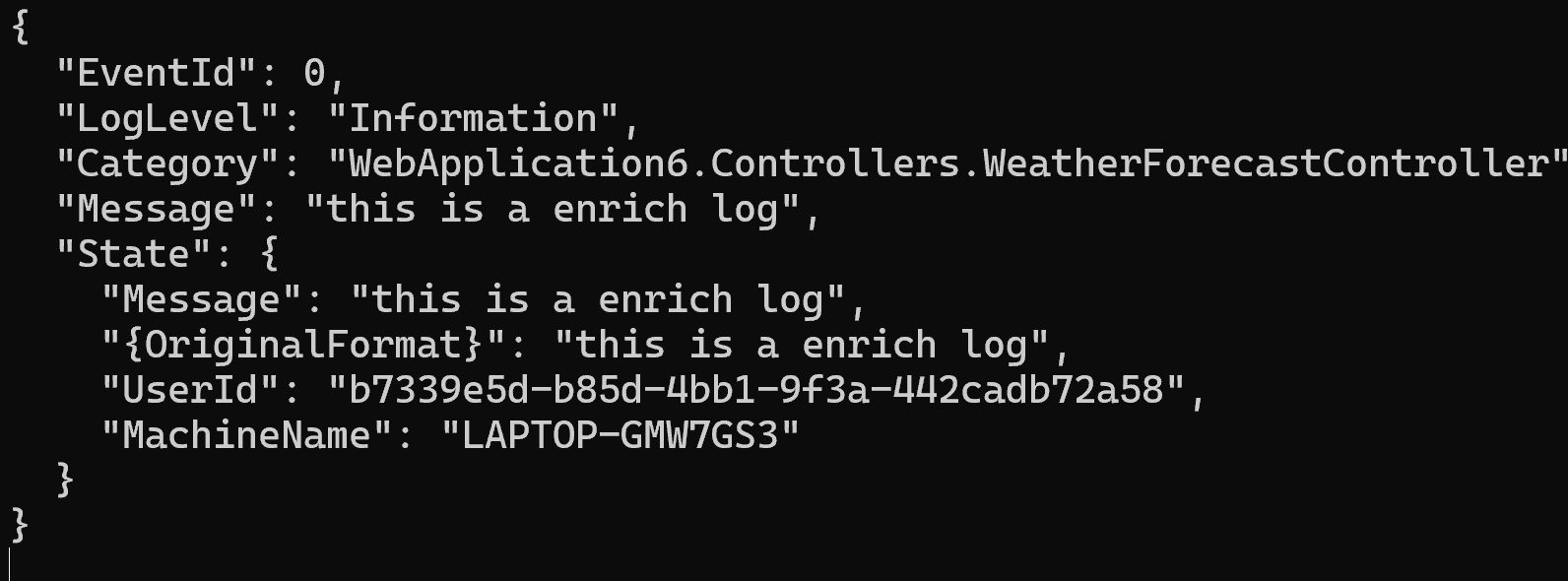 .Net Core 使用 TagProvider 与 Enricher 丰富日志的操作代码(图3)
