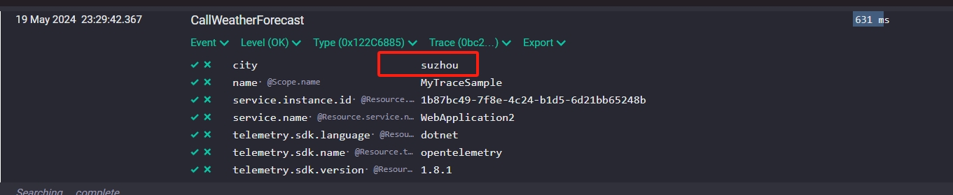 .NET使用 OpenTelemetry Traces 追踪应用程序的方法(图3) .NET使用 OpenTelemetry Traces 追踪应用程序的方法(图3)