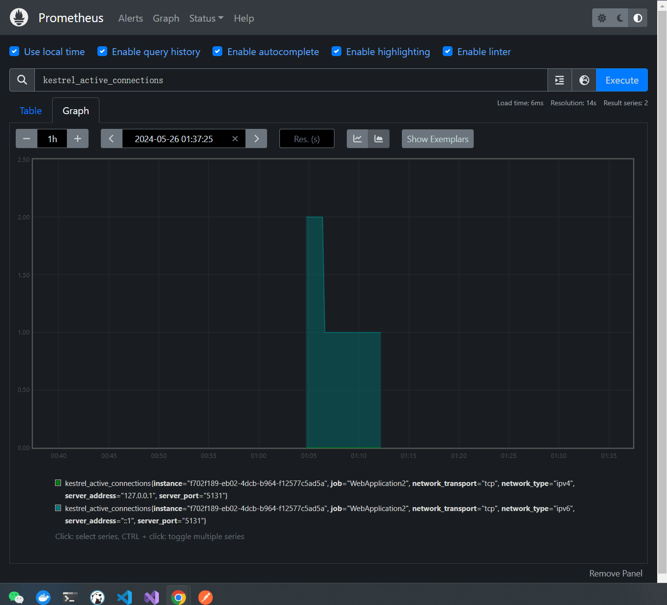 .NET 如何使用 OpenTelemetry metrics 监控应用程序指标(图2) alt text