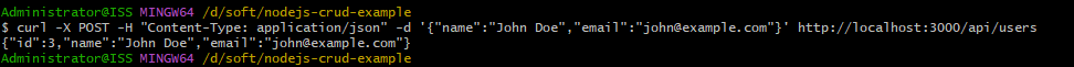 Node.js 数据库 CRUD 项目示例详解(完美解决方案)(图5) Node.js 数据库 CRUD 项目示例详解(完美解决方案)(图5)