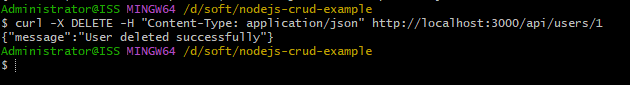 Node.js 数据库 CRUD 项目示例详解(完美解决方案)(图9) Node.js 数据库 CRUD 项目示例详解(完美解决方案)(图9)