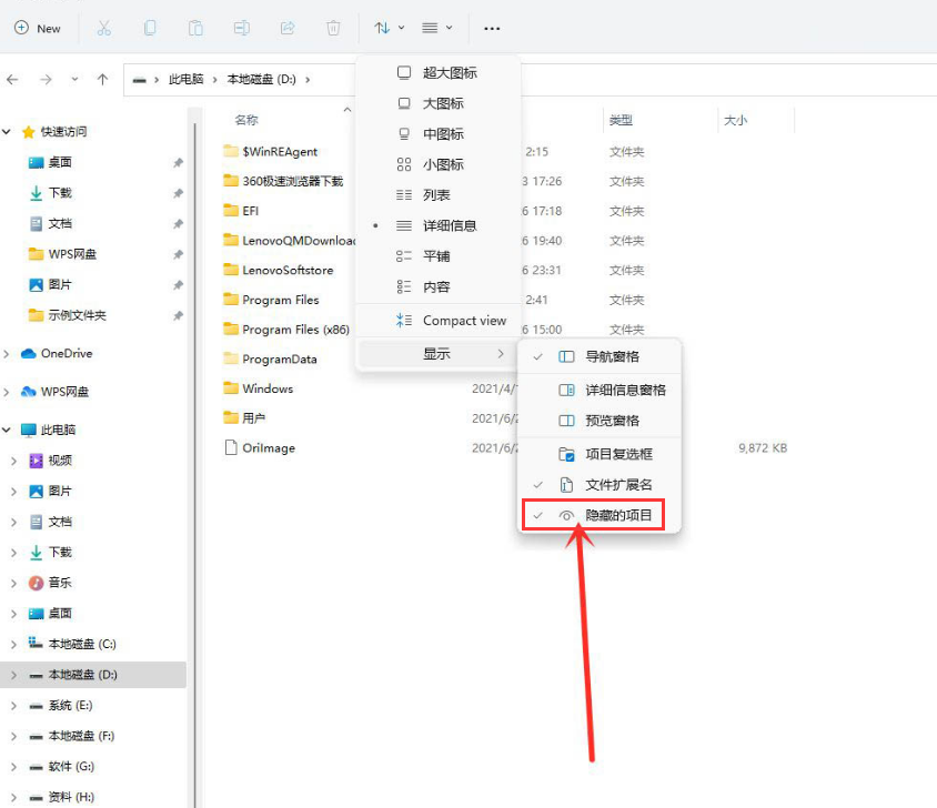 怎么样查看Win11的隐秘项目?Win11隐秘项目查看教程分享(图3) Win11隐秘项目查看教程分享