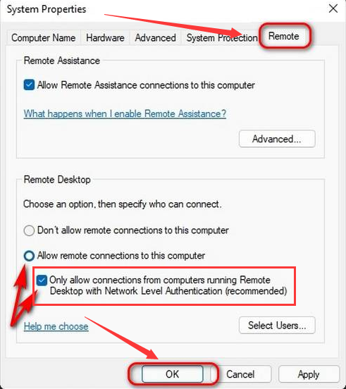 Win11怎样开启远程访问?Win11开启远程访问方法(图4) Win11开启远程访问方法