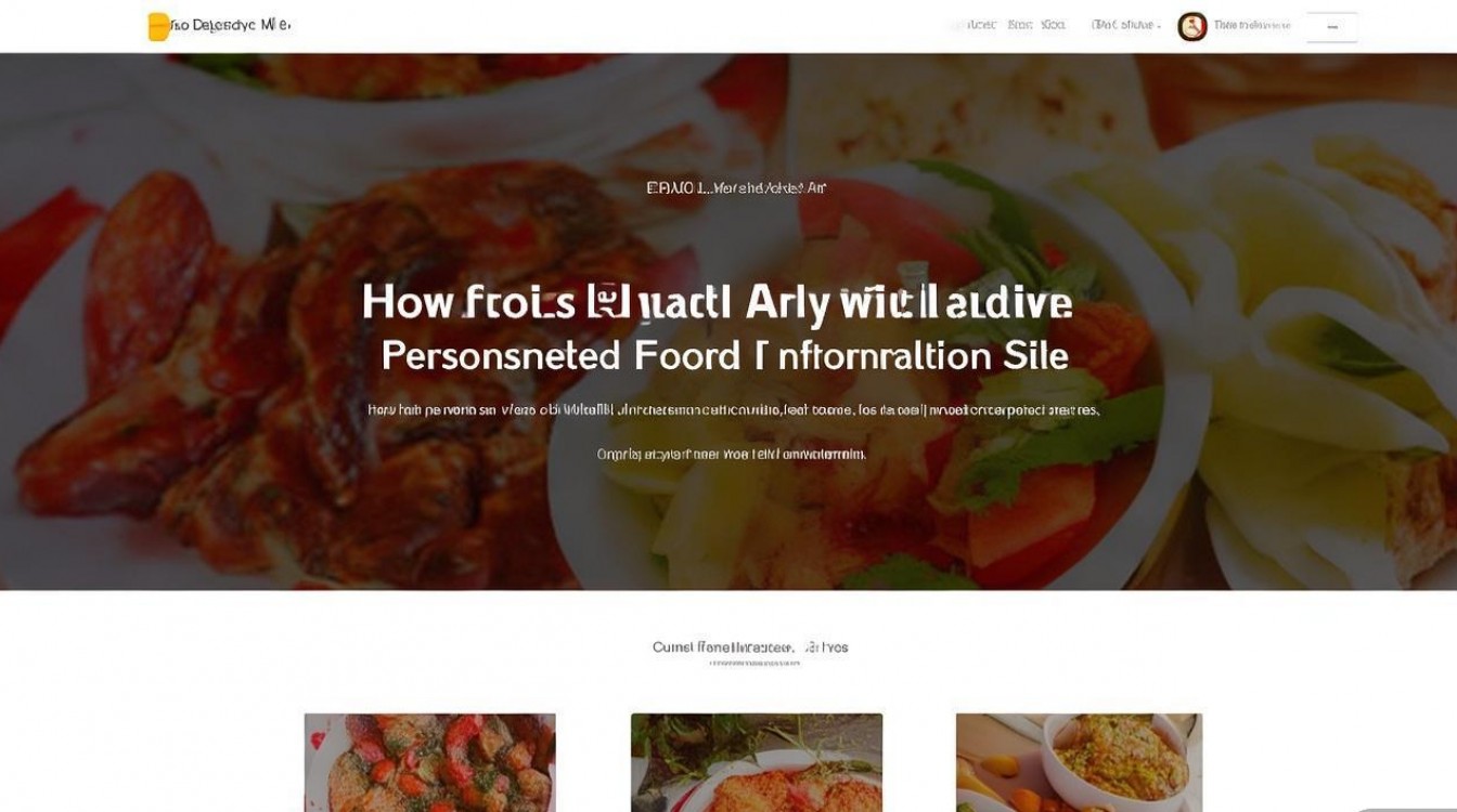 网页制作html美食网如何高效打造个性化美食信息平台？